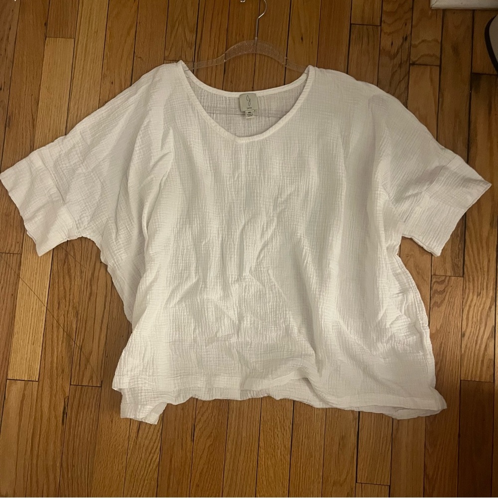 Joie 100% Cotton Gauzy V-Neck